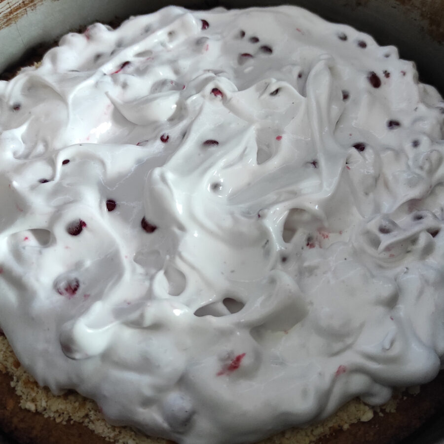Соблазнительный пирог с красной смородиной и нежной меренгой: идеальное сезонное лакомство