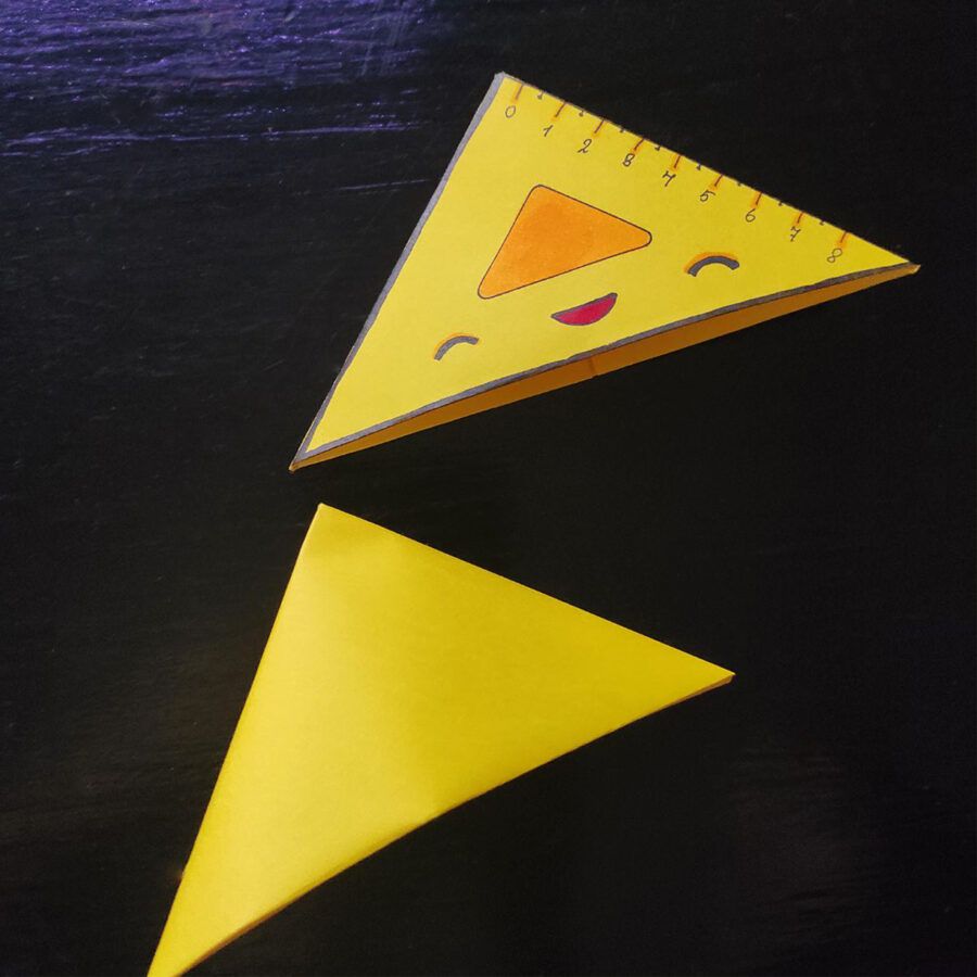 Закладка «Треугольная линейка»