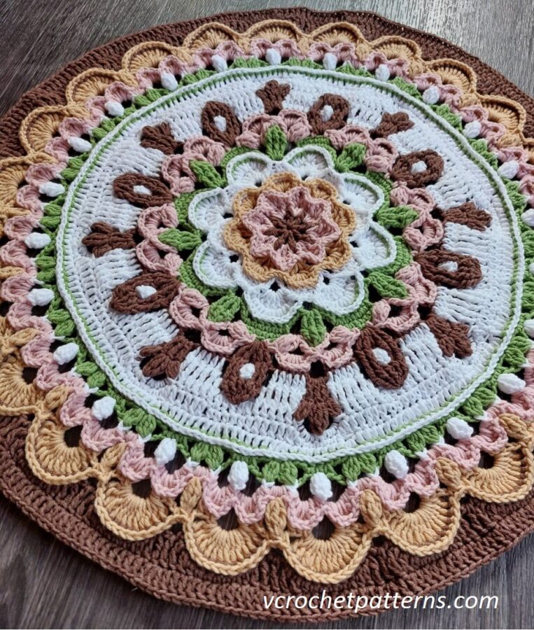 Телец. Мандала крючком