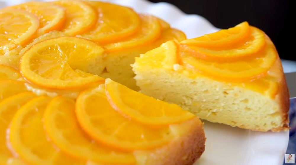 Апельсиновый пирог-перевертыш от Саши Демьяненко и канала "Cooking Time"