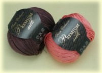 Пряжа для вязания с шелком Premium Silk - 100% шелк
