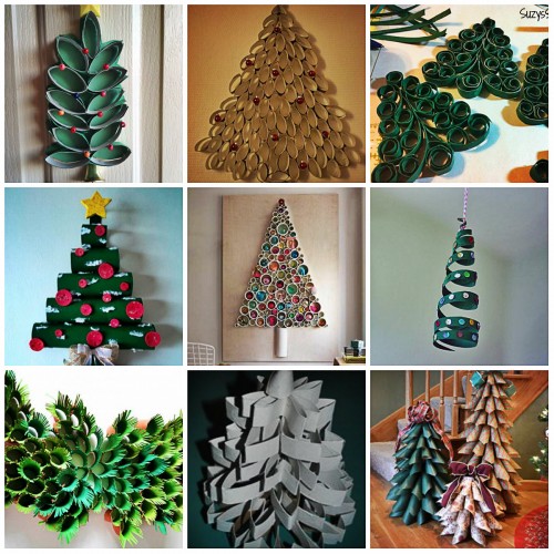 Поделка елка из бумаги: фото объемной елки и обзор лучших новогодних идей