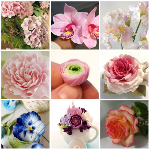 Цветы из холодного фарфора на примере розы, от создания фарфоровой массы до готового изделия