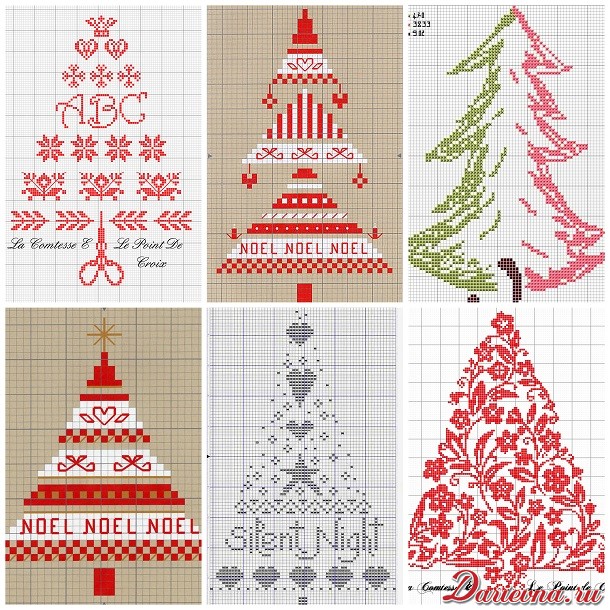 Схемы вышивки крестом новогодней елки Mirabilia Designs скачать где?
