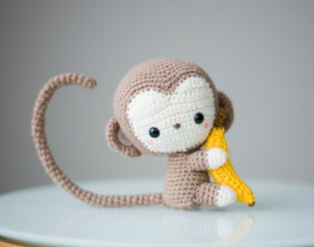 2. Веселая полосатая обезьяна