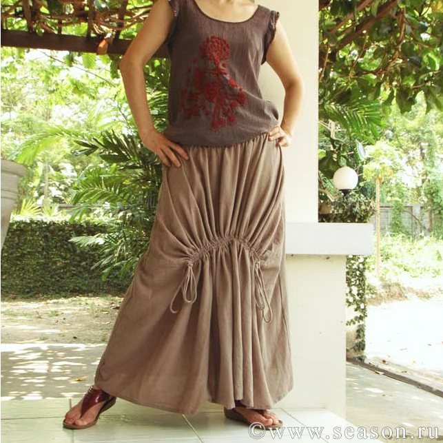 тайская летняя юбка своими руками мастер-класс