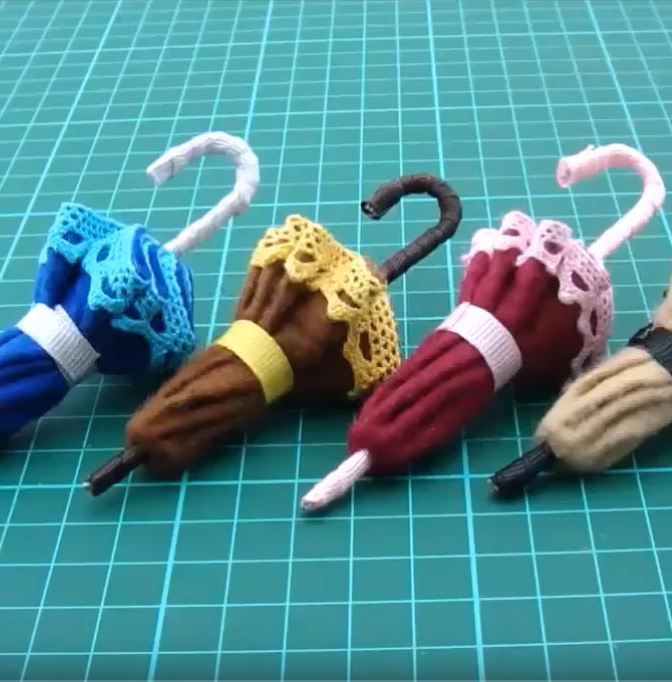 Как сделать зонт для куклы своими руками. Видео мастер-класс