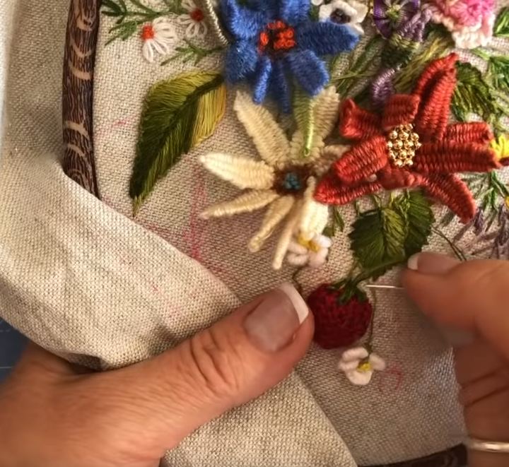 новые декоративные швы плетение клубнички крючком мастер-класс
