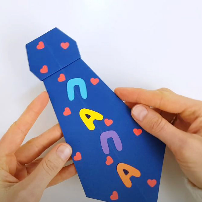 галстук оригами подарок на 23 февраля своими руками мастер-класс