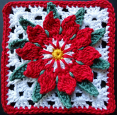 free crochet granny square pattern / бесплатная схема бабушкиного квадрата крючком
