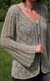 knitting with linen yarn / вязаные модели из льняной пряжи