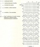 Бежевый топ с ажурной каймой, связанный крючком