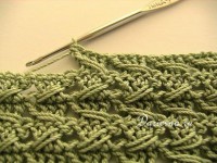 рельефный узор крючком / samurai crochet relieve stitch