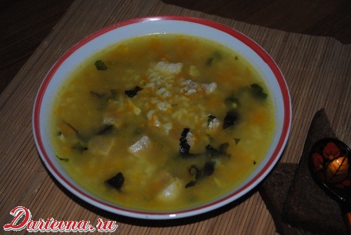Сытный рисовый суп
