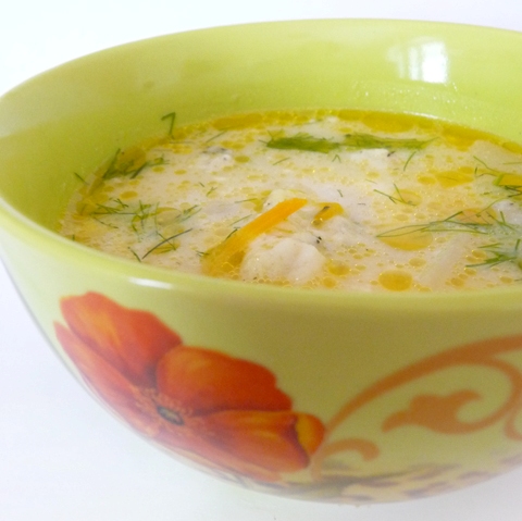 Рецепт сырного супа с ньокками из кабачка