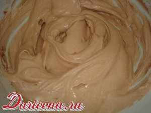 Шоколадное пирожное-мороженое