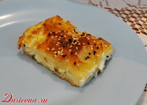 Пирог с творогом и сыром из теста фило - 9 пошаговых фото в рецепте