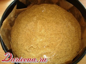 рецепт и фотографии пошагового процесса приготовления кофейного торта с кремом на основе сливочного сыра