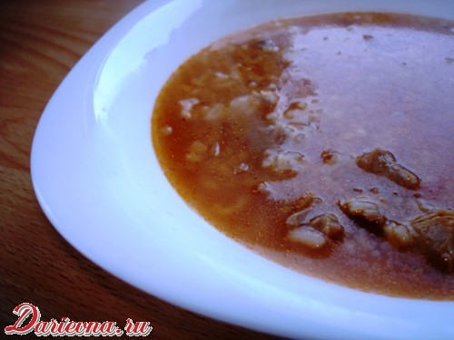 Суп харчо - мой вариант (рецепт от Изюминки с пошаговыми фотографиями). Суп харчо готов.