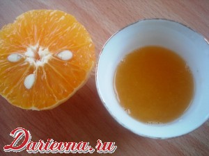 Постные апельсиновые маффины в микроволновой печи