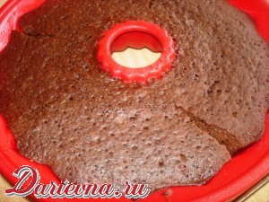 Постный шоколадный кекс в микроволновке