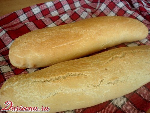 Хлеб французский на минеральной воде с газом