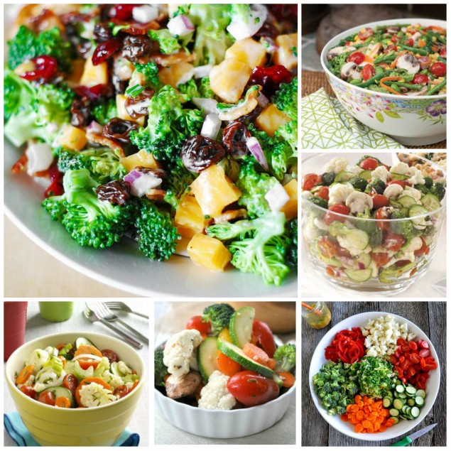 простой и вкусный овощной салат