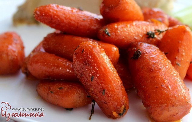 морковь в глазури