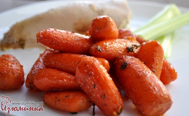 морковь в глазури