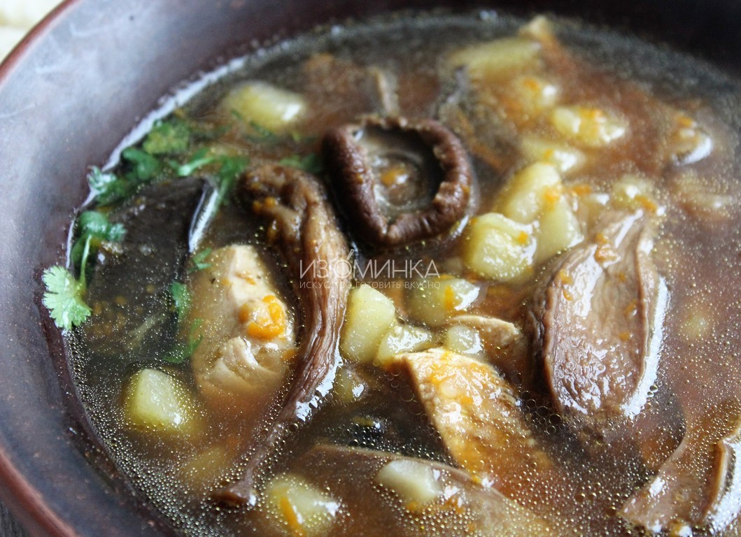 Гречневый суп с грибами и говядиной: простой рецепт для обеда