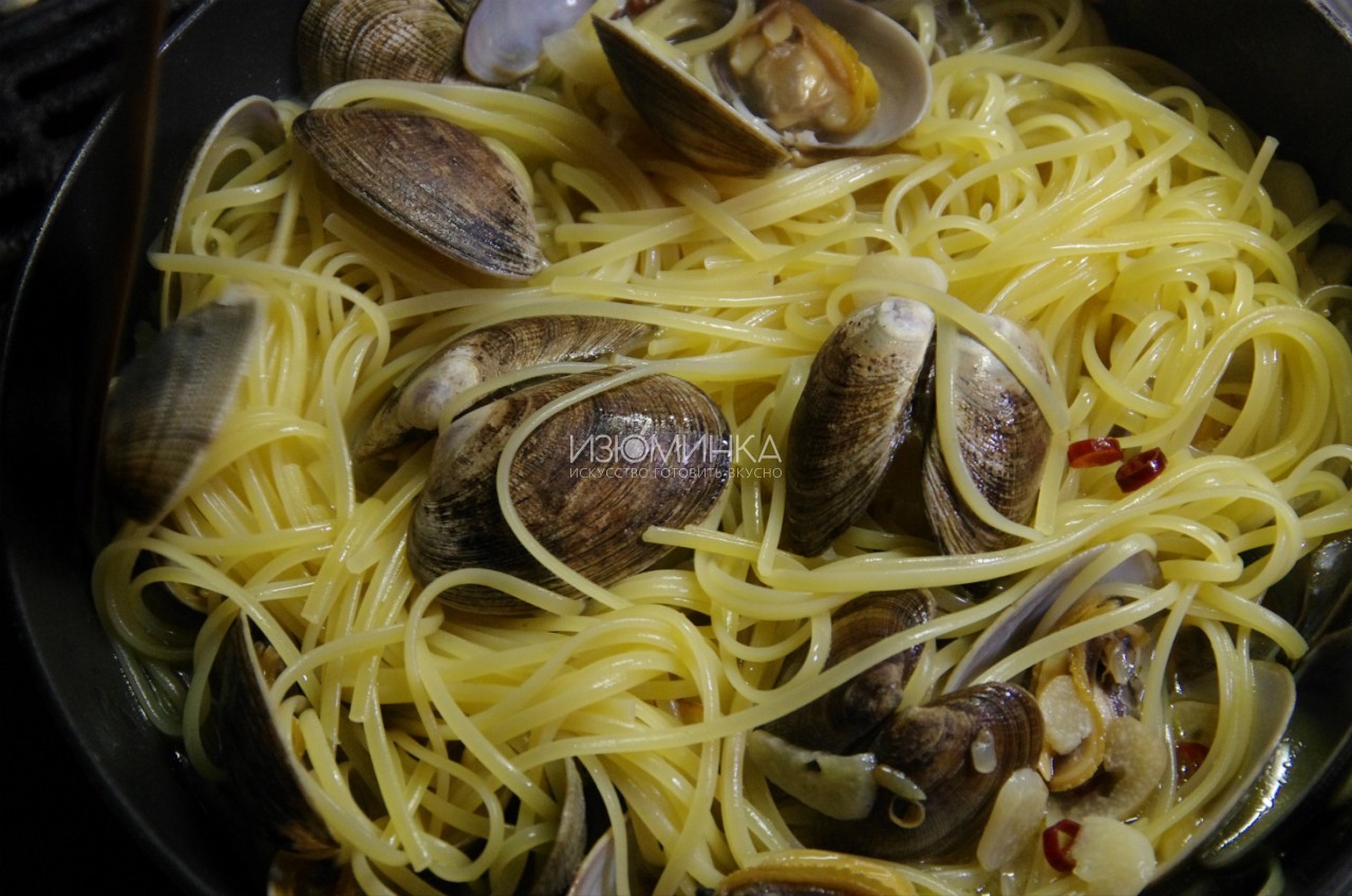 Как готовить спагетти вонголе