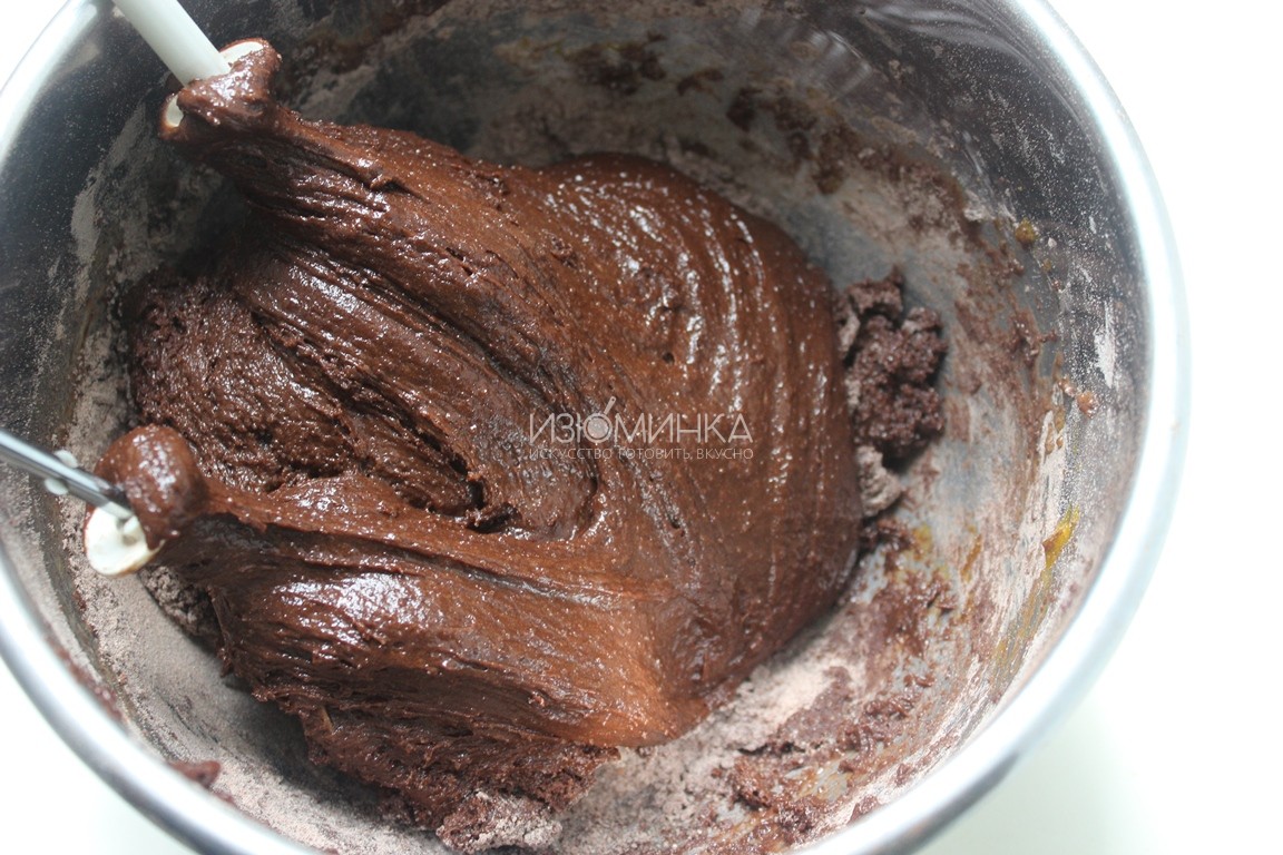 шоколадный бисквит на кипятке