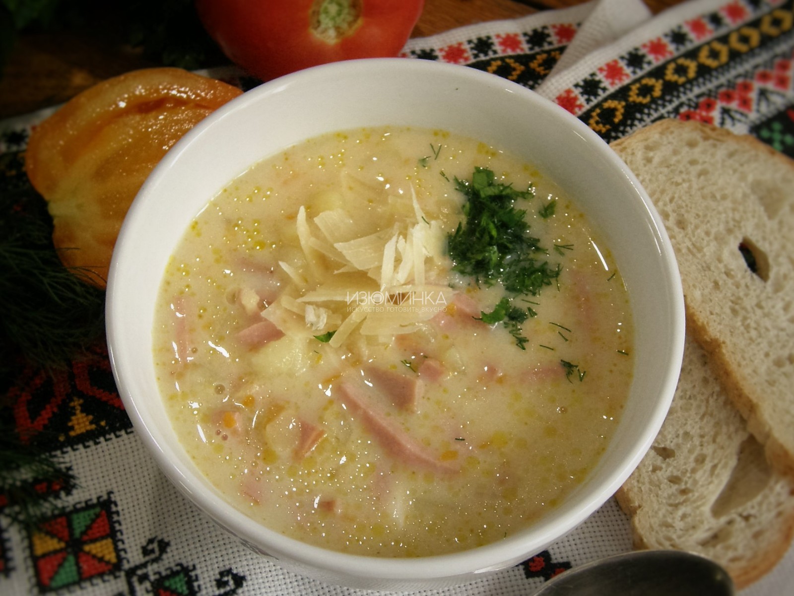 Как готовить картофельный суп с сыром