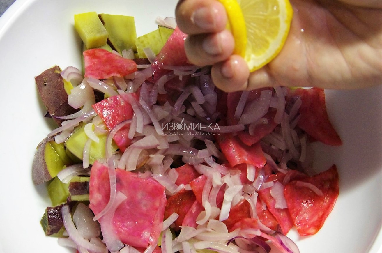Как готовить салат из батата