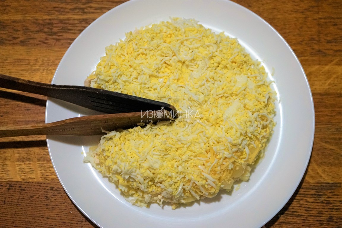 салат ломтик сыра с мышками