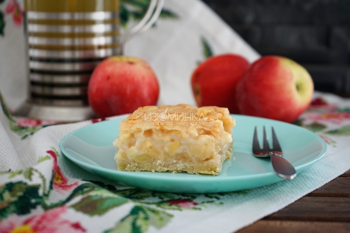 яблочный пирог по-польски