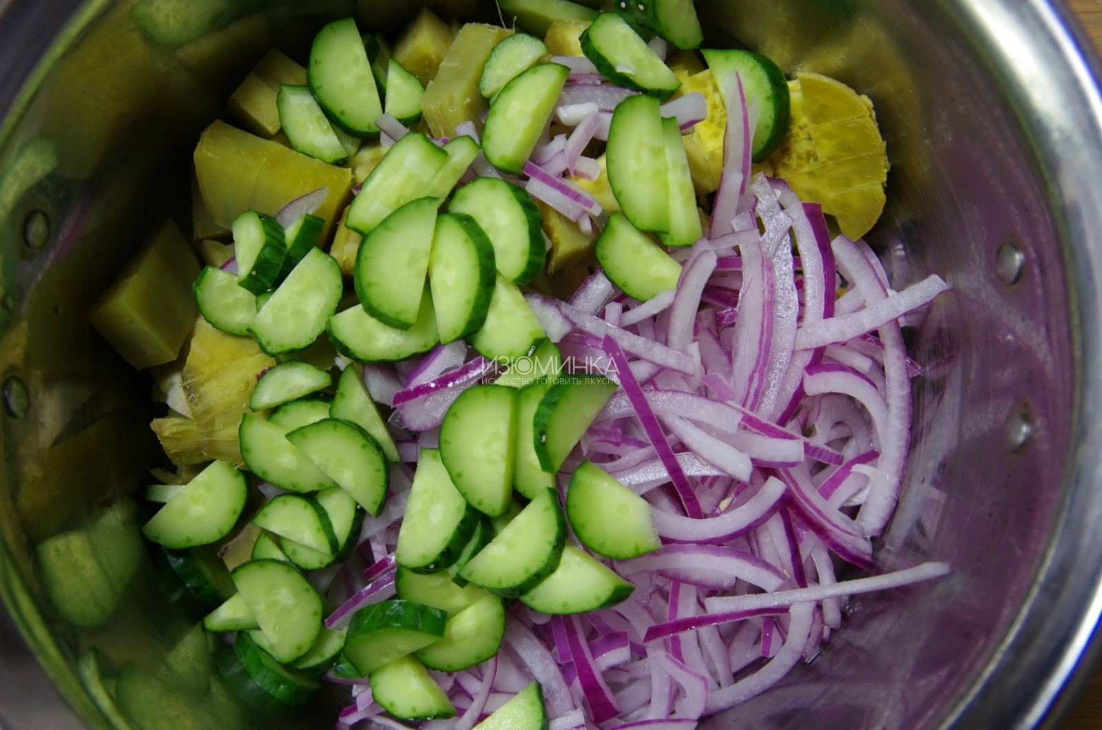 Как готовить салат с бататом