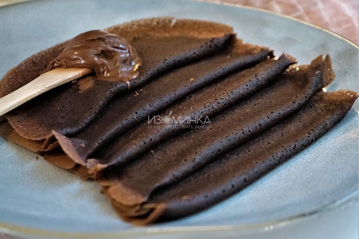 Как готовить шоколадные блинчики
