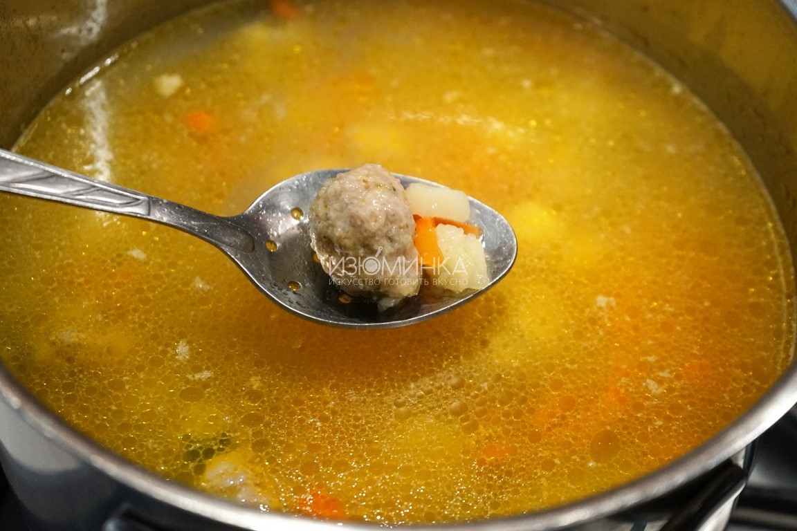 Как готовить фасолевый суп с фрикадельками