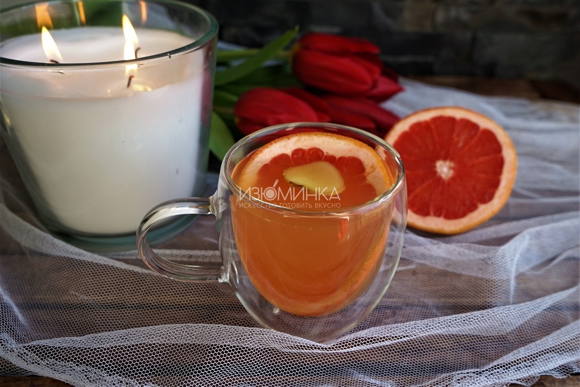Как готовить чай с грейпфрутом