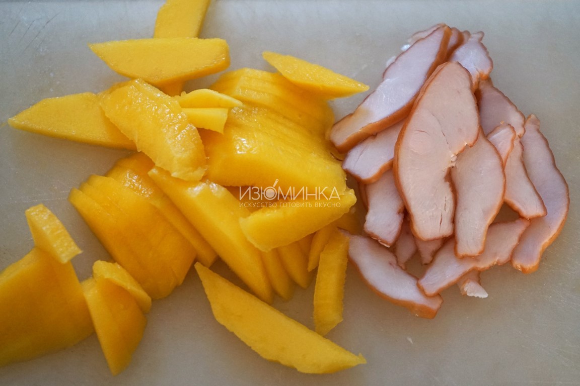 Как готовить пасту с курицей и манго