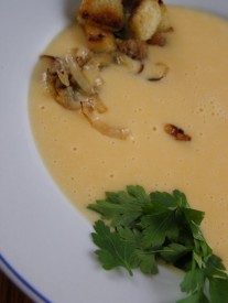 Фоторецепт сырного крем-супа
