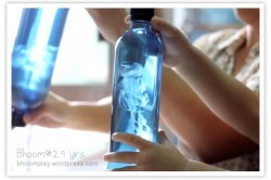 Поделки с детьми — медуза в бутылке