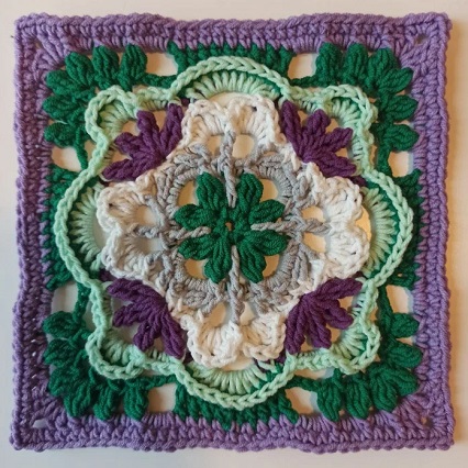 Квадрат "Чарующая гармония" в исполнении Дарьи