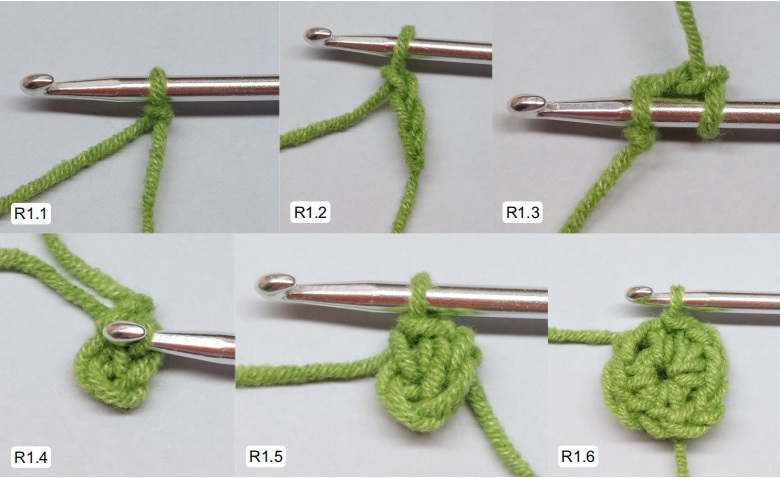 Фото для Ряда 1. Квадрат крючком "Чарующая гармония"