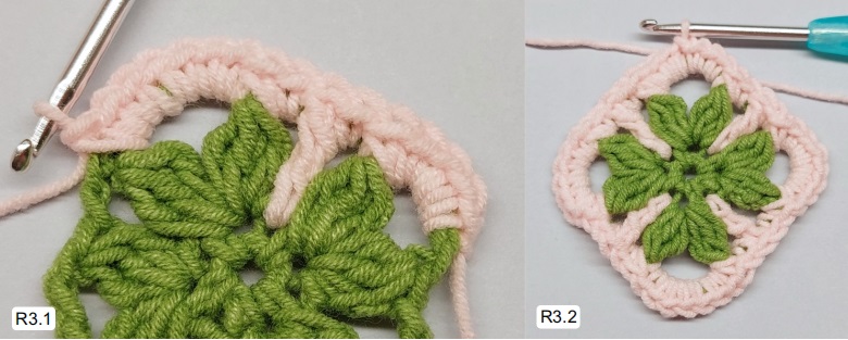 Фото для Ряда 3. Квадрат крючком "Чарующая гармония"