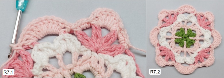 Фото для Ряда 7. Квадрат крючком "Чарующая гармония"