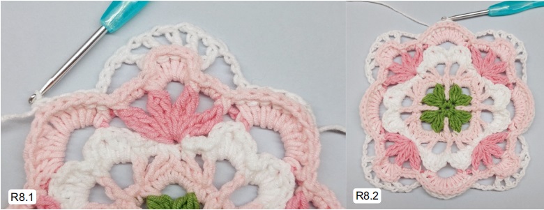 Фото для Ряда 8. Квадрат крючком "Чарующая гармония"