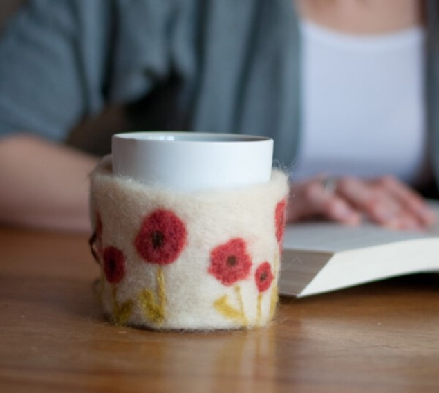 Чехол на чашку в подарок — 5 симпатичных идей