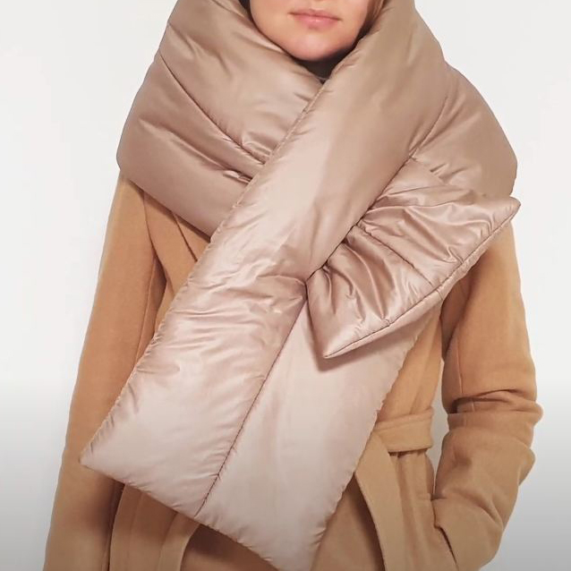 Модный дутый шарф своими руками: стильно и уютно